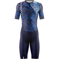 Männer Collage Tri-Anzug  Marineblau